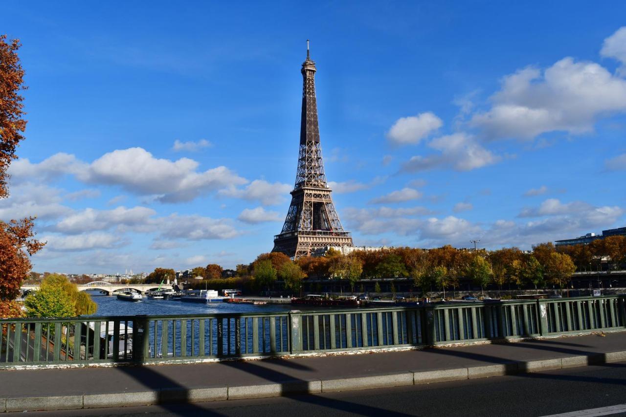 Bel appartement idéalement situé - Tour Eiffel París Exterior foto